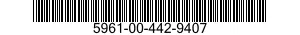 5961-00-442-9407 SEMICONDUCTOR DEVICE,DIODE 5961004429407 004429407