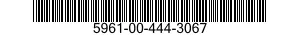 5961-00-444-3067 SEMICONDUCTOR DEVICE,DIODE 5961004443067 004443067