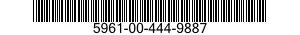 5961-00-444-9887 SEMICONDUCTOR DEVICE,DIODE 5961004449887 004449887