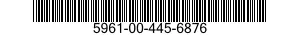 5961-00-445-6876 TRANSISTOR 5961004456876 004456876