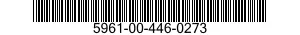 5961-00-446-0273 SEMICONDUCTOR DEVICE,DIODE 5961004460273 004460273