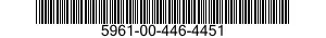 5961-00-446-4451 SEMICONDUCTOR DEVICE,DIODE 5961004464451 004464451