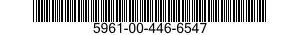 5961-00-446-6547 SEMICONDUCTOR DEVICE,DIODE 5961004466547 004466547