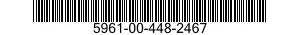 5961-00-448-2467 SEMICONDUCTOR DEVICE,DIODE 5961004482467 004482467