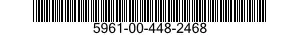 5961-00-448-2468 SEMICONDUCTOR DEVICE,DIODE 5961004482468 004482468