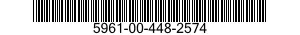 5961-00-448-2574 SEMICONDUCTOR DEVICE,DIODE 5961004482574 004482574