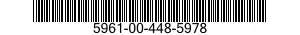 5961-00-448-5978 SEMICONDUCTOR DEVICE,DIODE 5961004485978 004485978