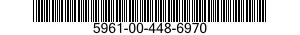 5961-00-448-6970 SEMICONDUCTOR DEVICE,DIODE 5961004486970 004486970