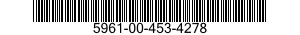 5961-00-453-4278 SEMICONDUCTOR DEVICE,DIODE 5961004534278 004534278