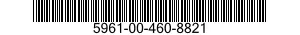 5961-00-460-8821 TRANSISTOR 5961004608821 004608821