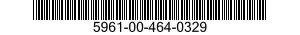 5961-00-464-0329 TRANSISTOR 5961004640329 004640329