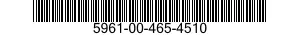 5961-00-465-4510 SEMICONDUCTOR DEVICE,DIODE 5961004654510 004654510
