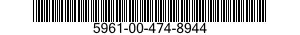 5961-00-474-8944 SEMICONDUCTOR DEVICE,DIODE 5961004748944 004748944