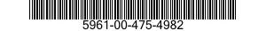 5961-00-475-4982  5961004754982 004754982