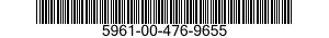 5961-00-476-9655 TRANSISTOR 5961004769655 004769655