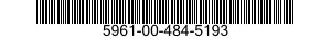 5961-00-484-5193 SEMICONDUCTOR DEVICE,DIODE 5961004845193 004845193