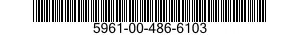 5961-00-486-6103 SEMICONDUCTOR DEVICE,DIODE 5961004866103 004866103