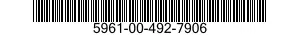 5961-00-492-7906 RECTIFIER ASSEMBLY 5961004927906 004927906