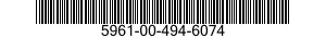 5961-00-494-6074 SEMICONDUCTOR DEVICE,DIODE 5961004946074 004946074