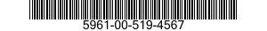 5961-00-519-4567 SEMICONDUCTOR DEVICE,DIODE 5961005194567 005194567