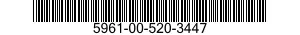 5961-00-520-3447 SEMICONDUCTOR DEVICES,UNITIZED 5961005203447 005203447