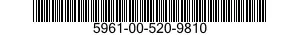 5961-00-520-9810  5961005209810 005209810