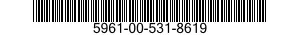 5961-00-531-8619 SEMICONDUCTOR DEVICE,DIODE 5961005318619 005318619