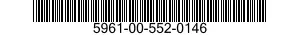 5961-00-552-0146 SEMICONDUCTOR DEVICE,DIODE 5961005520146 005520146