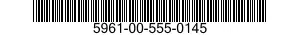 5961-00-555-0145 SEMICONDUCTOR DEVICES,UNITIZED 5961005550145 005550145