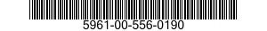 5961-00-556-0190 SEMICONDUCTOR DEVICE,DIODE 5961005560190 005560190