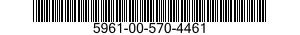 5961-00-570-4461 SEMICONDUCTOR DEVICE SET 5961005704461 005704461