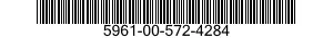 5961-00-572-4284 TRANSISTOR 5961005724284 005724284