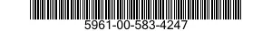 5961-00-583-4247 SEMICONDUCTOR DEVICE,DIODE 5961005834247 005834247