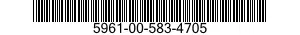 5961-00-583-4705 SEMICONDUCTOR DEVICE,DIODE 5961005834705 005834705