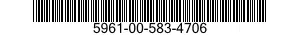 5961-00-583-4706 SEMICONDUCTOR DEVICE,DIODE 5961005834706 005834706