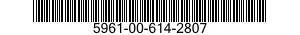 5961-00-614-2807  5961006142807 006142807