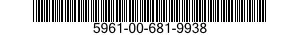 5961-00-681-9938 SEMICONDUCTOR DEVICE,DIODE 5961006819938 006819938
