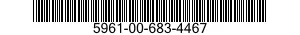 5961-00-683-4467 SEMICONDUCTOR DEVICE,DIODE 5961006834467 006834467