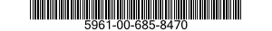 5961-00-685-8470 SEMICONDUCTOR DEVICE,DIODE 5961006858470 006858470