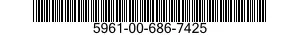 5961-00-686-7425 SEMICONDUCTOR DEVICE,DIODE 5961006867425 006867425