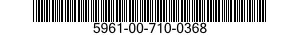5961-00-710-0368  5961007100368 007100368