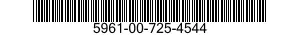 5961-00-725-4544 TRANSISTOR 5961007254544 007254544