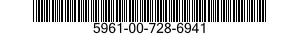 5961-00-728-6941 TRANSISTOR 5961007286941 007286941