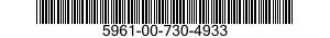 5961-00-730-4933 SEMICONDUCTOR DEVICE,DIODE 5961007304933 007304933