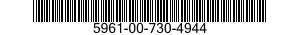 5961-00-730-4944 SEMICONDUCTOR DEVICE,DIODE 5961007304944 007304944