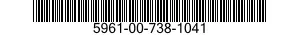 5961-00-738-1041  5961007381041 007381041