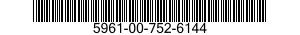 5961-00-752-6144 SEMICONDUCTOR DEVICE,DIODE 5961007526144 007526144