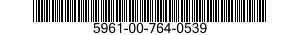 5961-00-764-0539  5961007640539 007640539