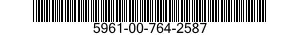 5961-00-764-2587 SEMICONDUCTOR DEVICE,THYRISTOR 5961007642587 007642587