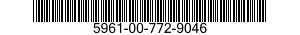 5961-00-772-9046 SEMICONDUCTOR DEVICE,DIODE 5961007729046 007729046